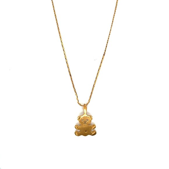 Jewelry - 14K Gold Bear‎ Necklace
